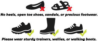 Footwear Symbols (No Heading)